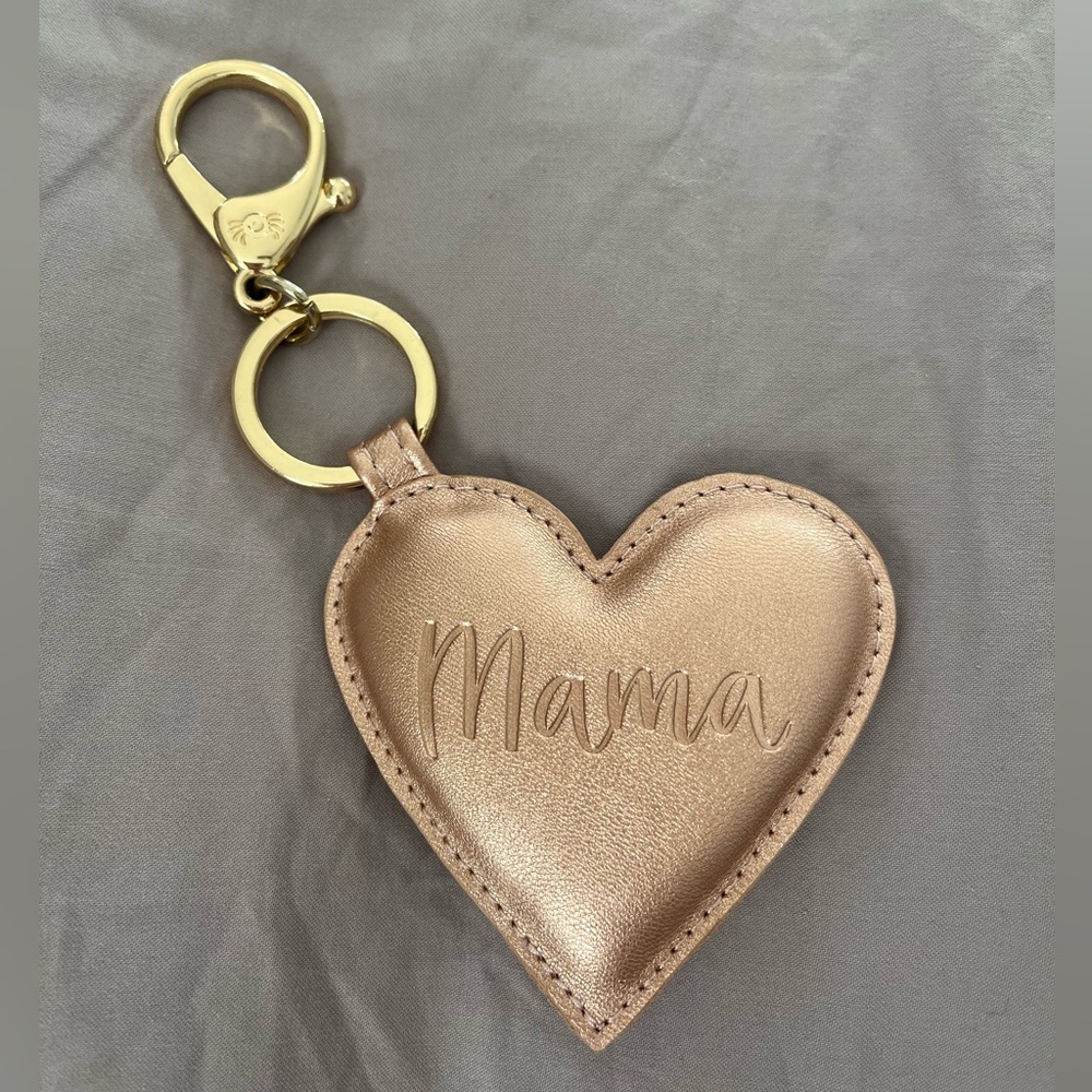 Itzy Ritzy Diaper Bag Charm - Heart Charm Gold